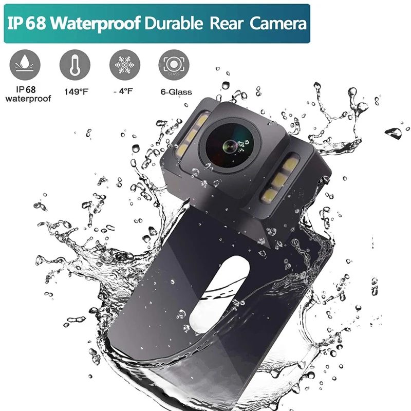 Wireless Reversing Camera, 4.3 Inch LCD Rear Monitor + Wide Angle IP68 Waterproof Rear View Camera For Cars, Trucks
Wireless Reversing Camera, 4.3 Inch LCD Rear Monitor + Wide Angle IP68 Waterproof Rear View Camera For Cars, Trucks