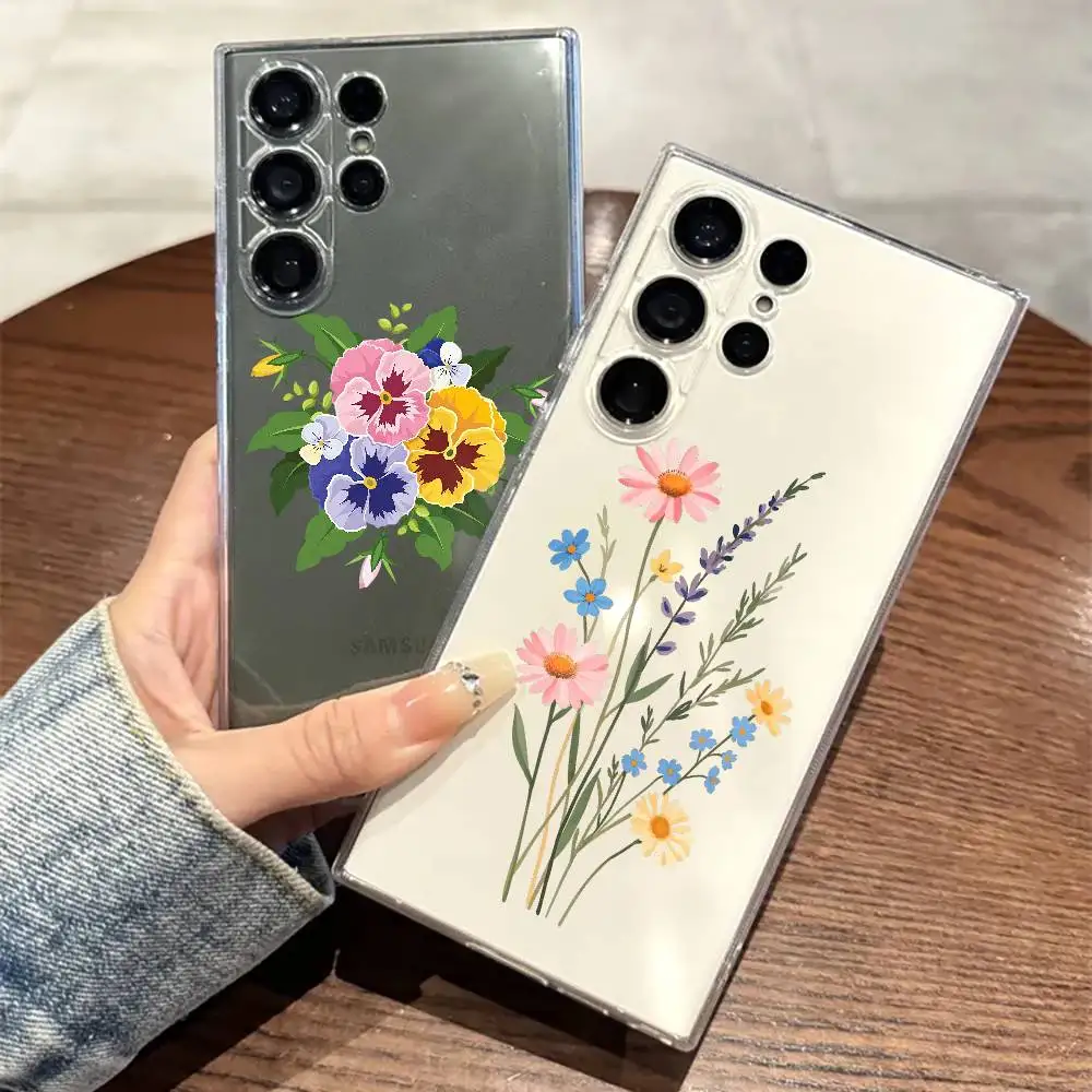 The Floral Wildflower ins Phone Case For SamsungS25,24,23,22,21,30,Ultra,20,Plus,Lite,10,5G,Soft Transparent Cover
The Floral Wildflower ins Phone Case For SamsungS25,24,23,22,21,30,Ultra,20,Plus,Lite,10,5G,Soft Transparent Cover