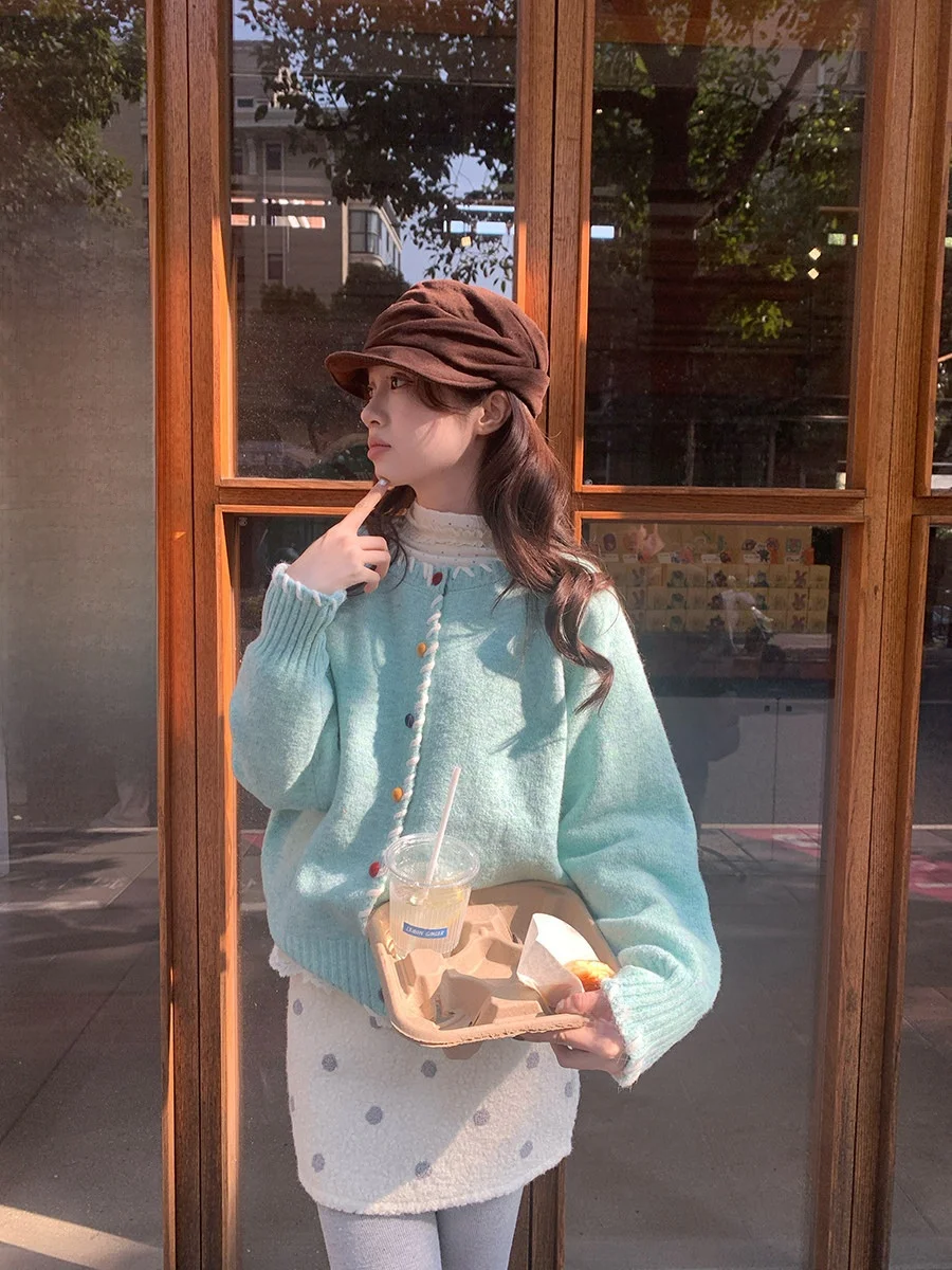 Sinbounboun Oxygen Sensation Candy Colored Knitted Sweater Jacket Women's Sweet Style Single Button Open Cardigan Comfortable...
Sinbounboun Oxygen Sensation Candy Colored Knitted Sweater Jacket Women's Sweet Style Single Button Open Cardigan Comfortable...