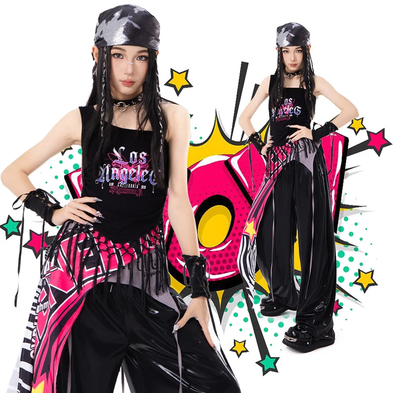 2026 New Kids Cool Hip Hop Clothing Street Wear Girls Jazz Dance Costumes Children'S Ballroom Dance Competition Suit XS11336
2026 New Kids Cool Hip Hop Clothing Street Wear Girls Jazz Dance Costumes Children'S Ballroom Dance Competition Suit XS11336