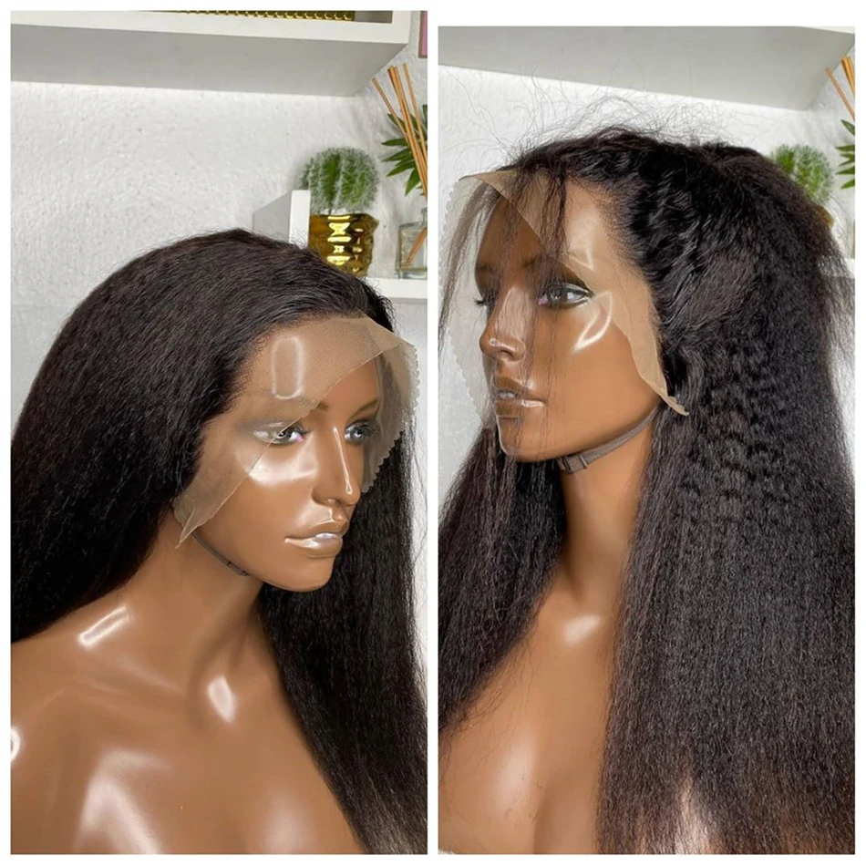 HD 13x4 Kinky Straight Lace Front Wig 4C Edges Yaki Curly Human Hair Wig Бесклеевой парик фронтальной части шнурка Предварительно выщипанные 100% человеческие волосы
HD 13x4 Kinky Straight Lace Front Wig 4C Edges Yaki Curly Human Hair Wig Бесклеевой парик фронтальной части шнурка Предварительно выщипанные 100% человеческие волосы