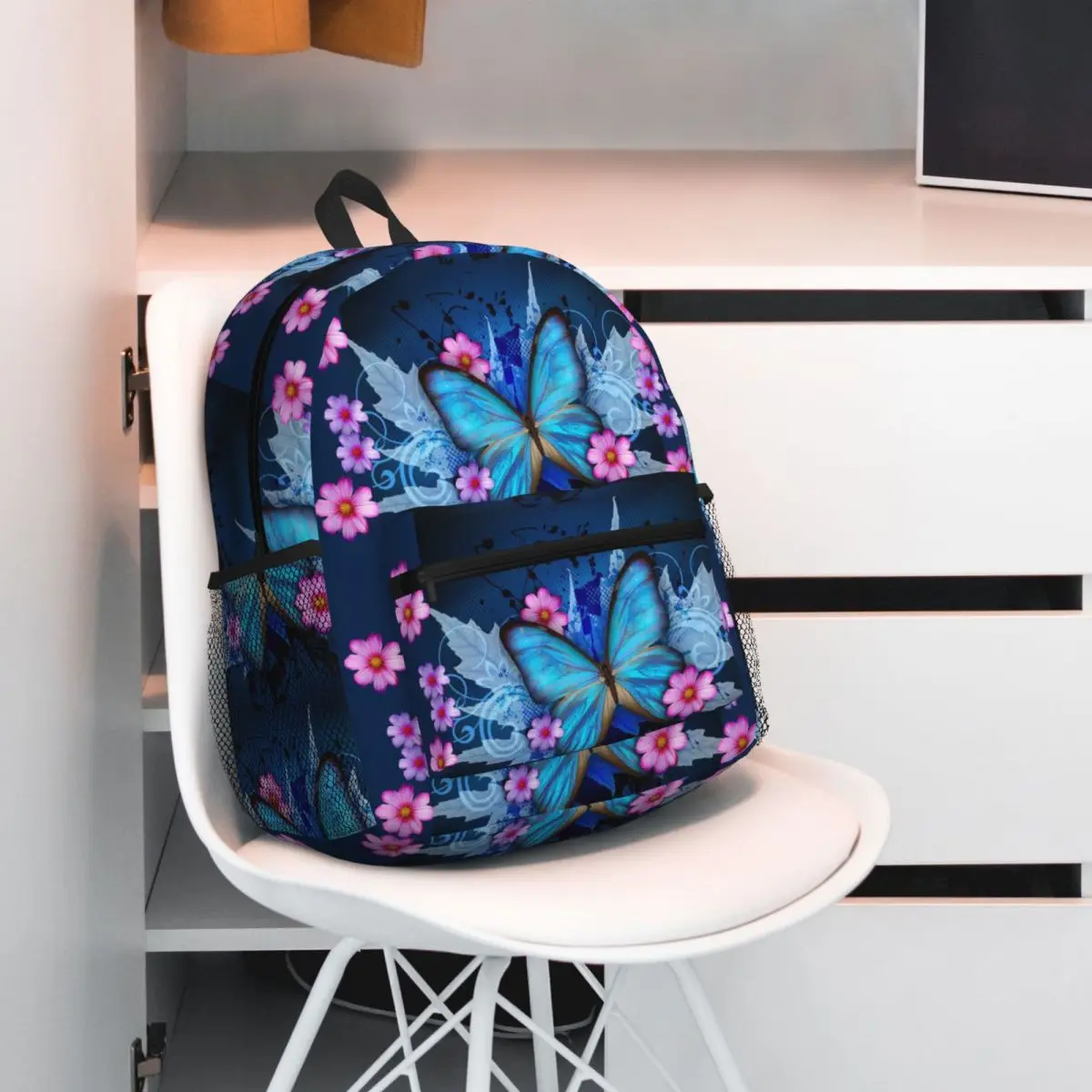 Pretty Butterfly And Flower Print Backpack Student BookBag Children School Bag Laptop Shoulder Bags for Men Women
Pretty Butterfly And Flower Print Backpack Student BookBag Children School Bag Laptop Shoulder Bags for Men Women