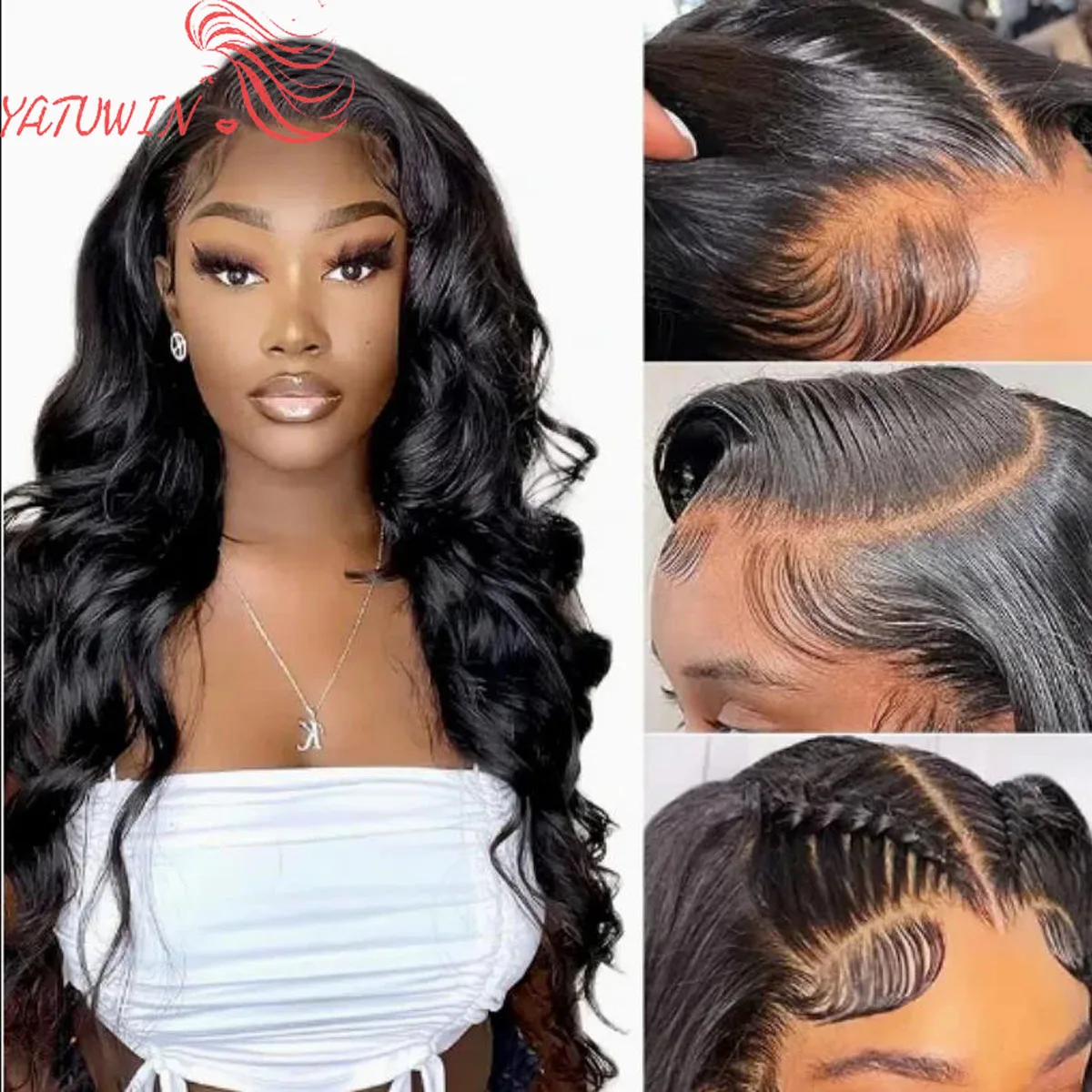 YATUWIN Lace Front Wigs Human Hair Body Wave 13x4 HD Pre Plucked With Baby Hair Brazilian Human Hair Wigs For Women Nat
YATUWIN Lace Front Wigs Human Hair Body Wave 13x4 HD Pre Plucked With Baby Hair Brazilian Human Hair Wigs For Women Nat