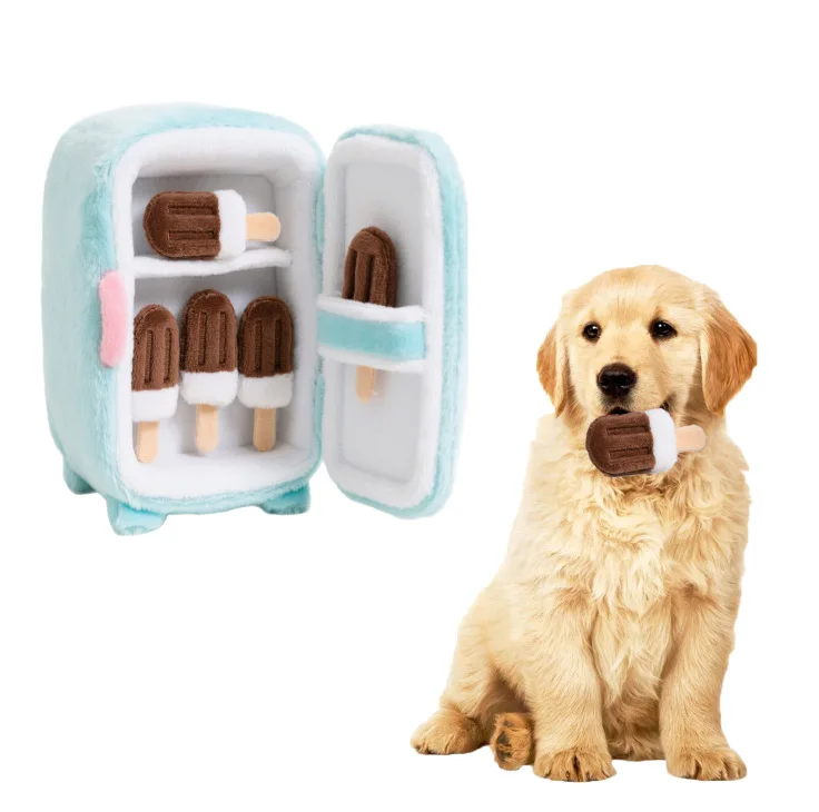 New original ice cream dog toy with refrigerator sound
New original ice cream dog toy with refrigerator sound