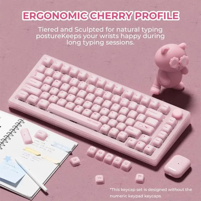 Original Height 113 Silicone Keycaps Soft Touches for Keyboards Quiet Typing
Original Height 113 Silicone Keycaps Soft Touches for Keyboards Quiet Typing