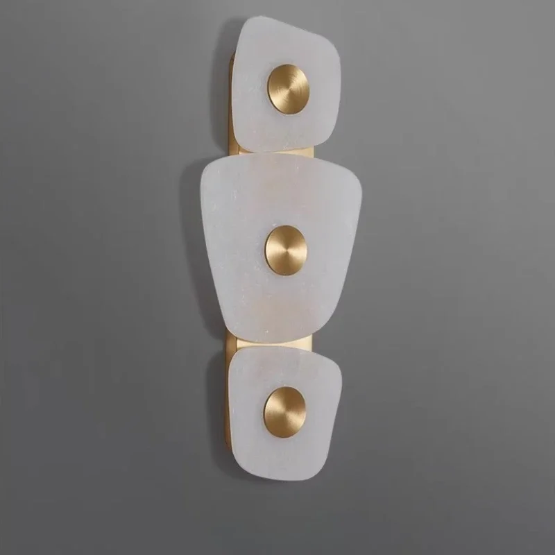 SANDYHA Modern Nordic Marble Wall Lamp LED Lighting Fixture for Living Room Bedroom Hallway Home Decor Stylish Background Light
SANDYHA Modern Nordic Marble Wall Lamp LED Lighting Fixture for Living Room Bedroom Hallway Home Decor Stylish Background Light