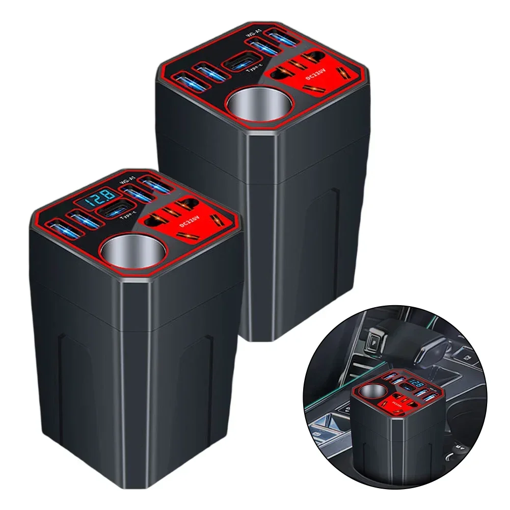 1PC Car 200W Power Inverter 12V/24V TO DC 220V Converter Fast Charger ABS For Cars Pickups Containers Black Red
1PC Car 200W Power Inverter 12V/24V TO DC 220V Converter Fast Charger ABS For Cars Pickups Containers Black Red
