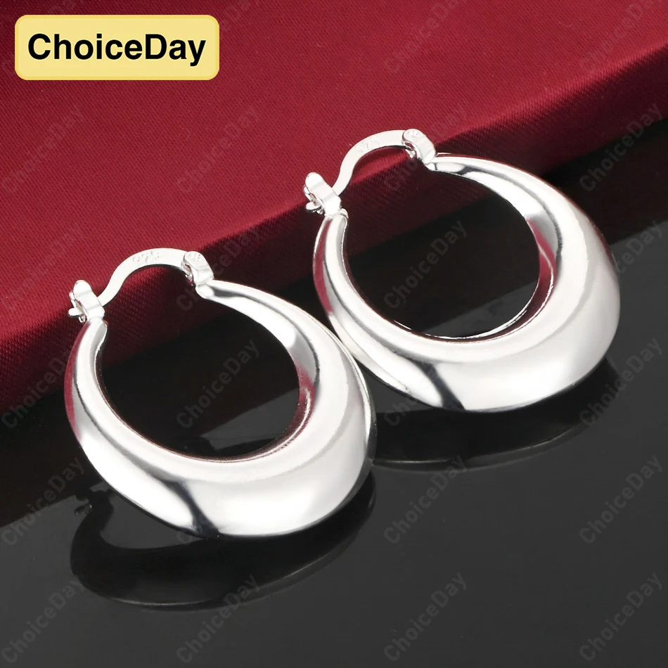 ChoiceDay стерлингового серебра 925 пробы 30 мм блестящие серьги-кольца с луной женские аксессуары для вечеринок подарочные ювелирные изделия
ChoiceDay стерлингового серебра 925 пробы 30 мм блестящие серьги-кольца с луной женские аксессуары для вечеринок подарочные ювелирные изделия