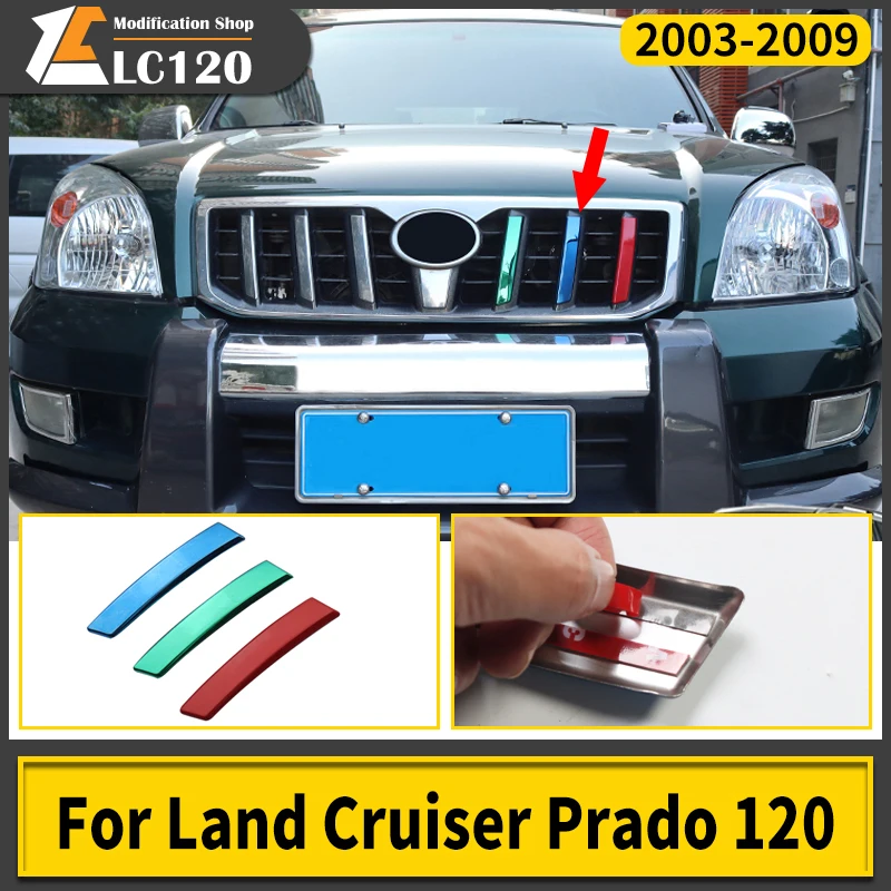 For 2003-2009 Toyota Land Cruiser Prado 120 Medium Mesh Trim Lc120 Front Face Three Colors Trim Modification Accessories
For 2003-2009 Toyota Land Cruiser Prado 120 Medium Mesh Trim Lc120 Front Face Three Colors Trim Modification Accessories