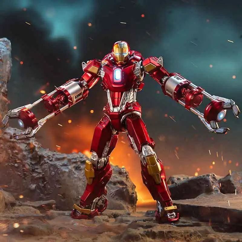 ZD Toys New Iron Man Mk35 Action Figure Red Snapper 7 Inch 1 To 10 Scale Joint Movable Non Luminous Genuine Collectible
ZD Toys New Iron Man Mk35 Action Figure Red Snapper 7 Inch 1 To 10 Scale Joint Movable Non Luminous Genuine Collectible