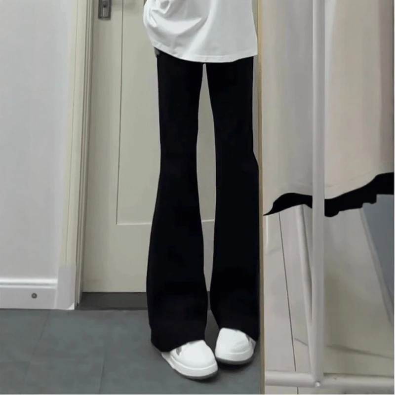 Black Bell Bottom Jeans Women's American High Street Vibe Style Artistic Simple Straight Leg Slimming Long Trousers
Black Bell Bottom Jeans Women's American High Street Vibe Style Artistic Simple Straight Leg Slimming Long Trousers