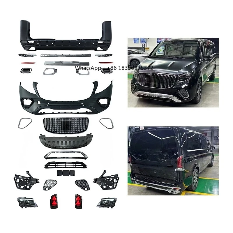 New V-Class 2016-2023 2024 Model Front/Rear Bumper Fog Light Bolt-On Non-Destructive Body Kit
New V-Class 2016-2023 2024 Model Front/Rear Bumper Fog Light Bolt-On Non-Destructive Body Kit