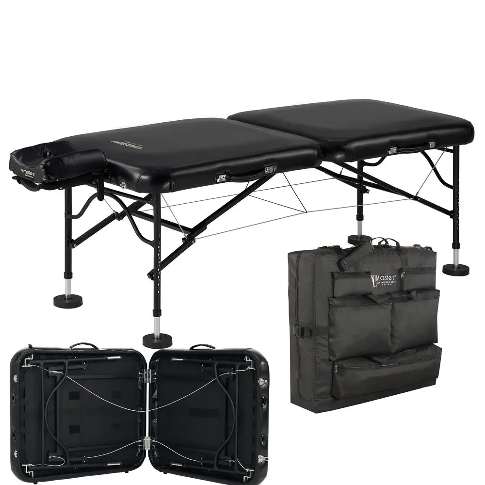 Massage StratoMaster LX UltraLight Weight 30 Aluminum Portable Massage Table Package Tattoo Bed Lash Tables Black
Massage StratoMaster LX UltraLight Weight 30 Aluminum Portable Massage Table Package Tattoo Bed Lash Tables Black