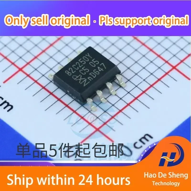 10 шт./лот PCA82C250T SOP-8 CAN Bus Driver 82C250Y, новый, оригинальный, в наличии
10 шт./лот PCA82C250T SOP-8 CAN Bus Driver 82C250Y, новый, оригинальный, в наличии