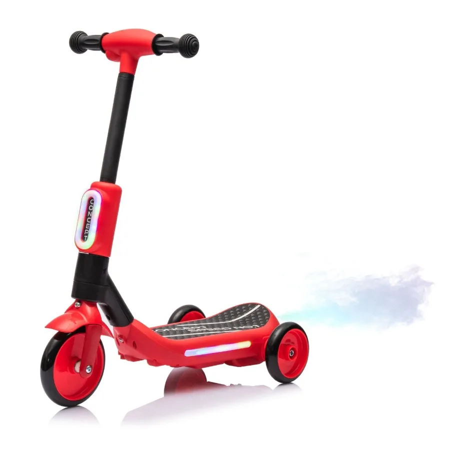 2in1 Ride On ThreeWheel Electric Scooter Tail Color Lights W Spray Wider Pedal PU Wheels For Effective Floor Protection Indepen
2in1 Ride On ThreeWheel Electric Scooter Tail Color Lights W Spray Wider Pedal PU Wheels For Effective Floor Protection Indepen