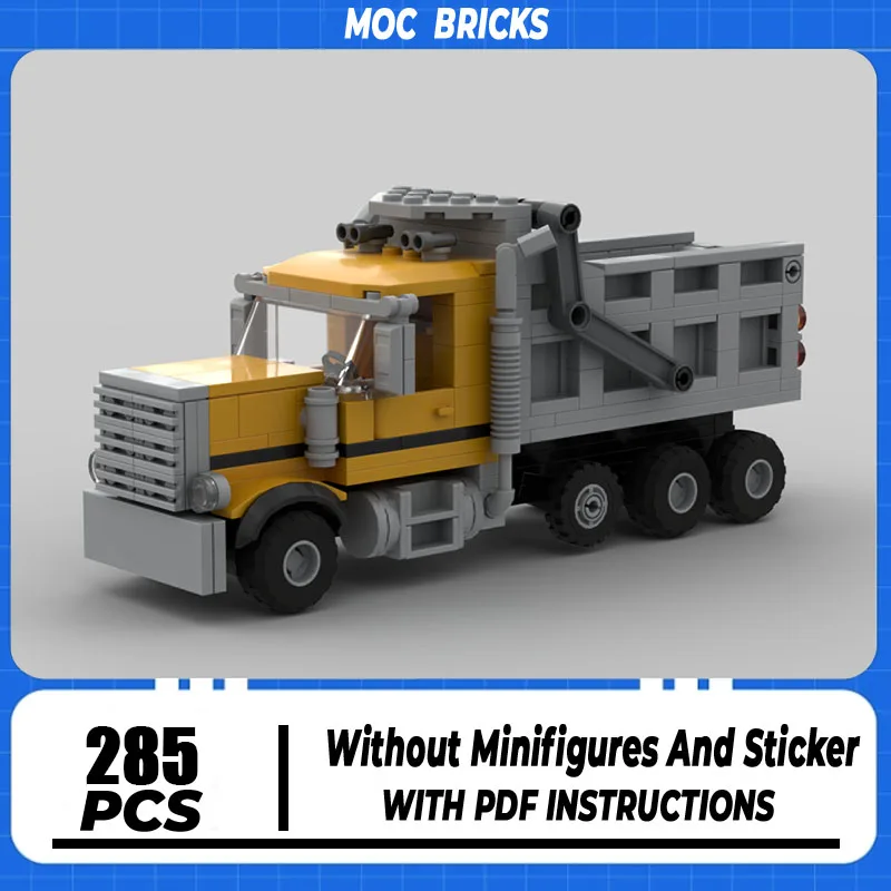 Urban Vehicle Model Moc Building Bricks Dump Truck Model Building Technology Modular Block Construstion Toy Holidays Gift
Urban Vehicle Model Moc Building Bricks Dump Truck Model Building Technology Modular Block Construstion Toy Holidays Gift