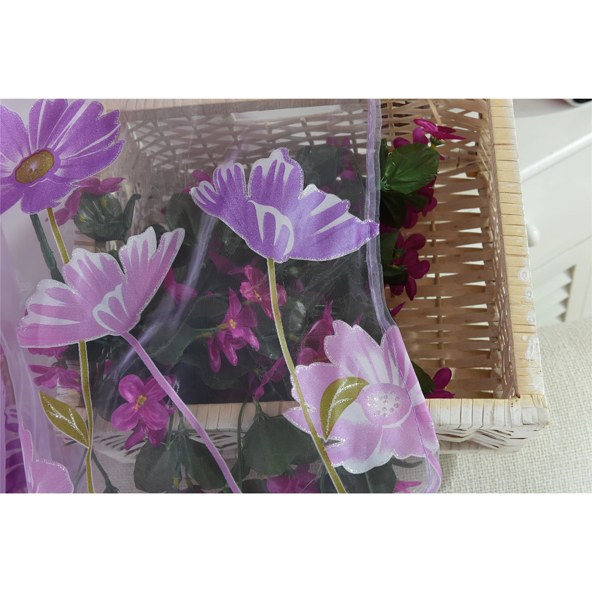 200x100cm Voile Curtains Sheer Window Drapes Tulle Purple Floral Elegant Romantic Home Decor Long Lasting 
200x100cm Voile Curtains Sheer Window Drapes Tulle Purple Floral Elegant Romantic Home Decor Long Lasting