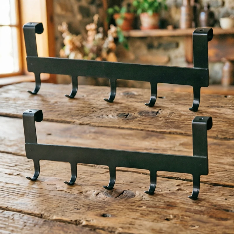 Hooks Over The Door 5 Hooks Clothes Coat Hat Towel Hanger Rack Home Bathroom Organizer Rack Kitchen Accessories Holder Black
Hooks Over The Door 5 Hooks Clothes Coat Hat Towel Hanger Rack Home Bathroom Organizer Rack Kitchen Accessories Holder Black