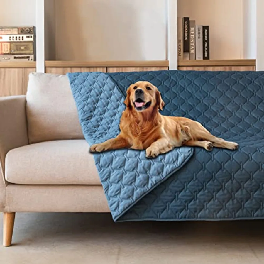 Waterproof dog bed cover for sofa furniture protection double-sided polyester fabric dark blue/light blue reversible soft and d
Waterproof dog bed cover for sofa furniture protection double-sided polyester fabric dark blue/light blue reversible soft and d