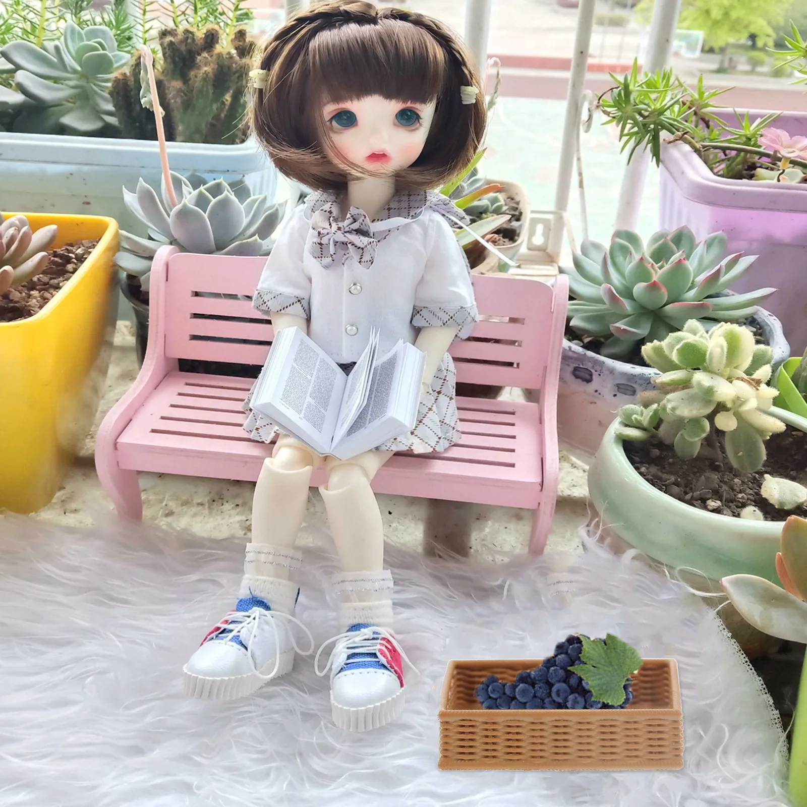 Resin Mini House Baskets Wear Resistant Small Storage Basket Chic Outdoor Decoration Mini Food Basket Micro Scene Ornament
Resin Mini House Baskets Wear Resistant Small Storage Basket Chic Outdoor Decoration Mini Food Basket Micro Scene Ornament