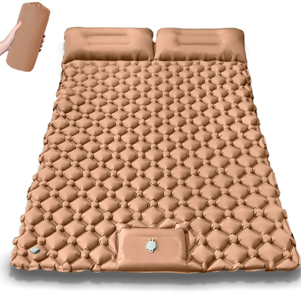 Portable Double Sleeping Pad TPU Inflatable Tent Sleeping Mat Extra Wide Ultra Lightweight Camping Air Mattress
Portable Double Sleeping Pad TPU Inflatable Tent Sleeping Mat Extra Wide Ultra Lightweight Camping Air Mattress