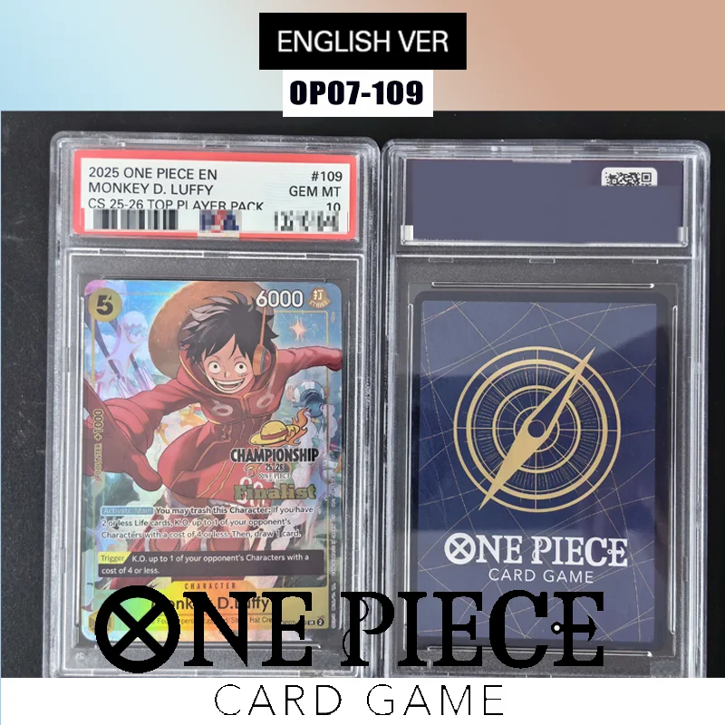 Diy English Rating Card 2025 One Piece Championship 25-26 Top Player Pack #109 Monkey D. Luffy Collection Anime Card
Diy English Rating Card 2025 One Piece Championship 25-26 Top Player Pack #109 Monkey D. Luffy Collection Anime Card