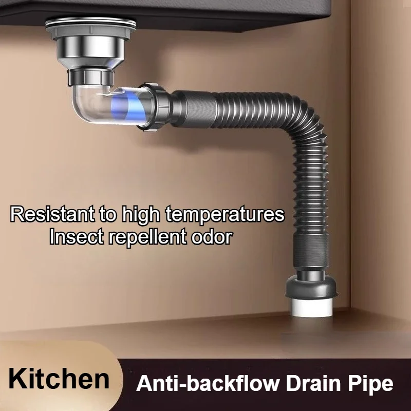 Kitchen Sink Drain Pipe Anti Rat Bite Sink Strainer Deodorant Basin Sewer Drainer Bathroom Accessories Anti-odour Drain Pipe
Kitchen Sink Drain Pipe Anti Rat Bite Sink Strainer Deodorant Basin Sewer Drainer Bathroom Accessories Anti-odour Drain Pipe