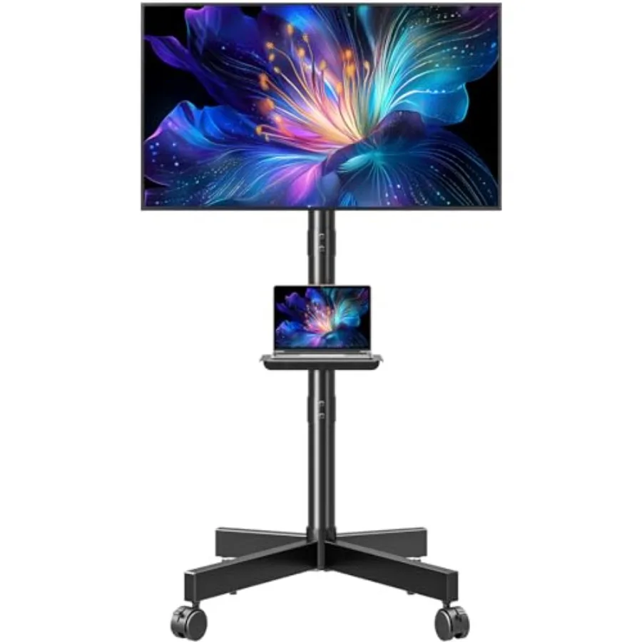 Rolling TV Stand " TVs Mobile TV Cart with Wheels Height Adjustable and Tilt Max VESA 400x400mm Holds up to 77 lbs Portable Flo
Rolling TV Stand " TVs Mobile TV Cart with Wheels Height Adjustable and Tilt Max VESA 400x400mm Holds up to 77 lbs Portable Flo