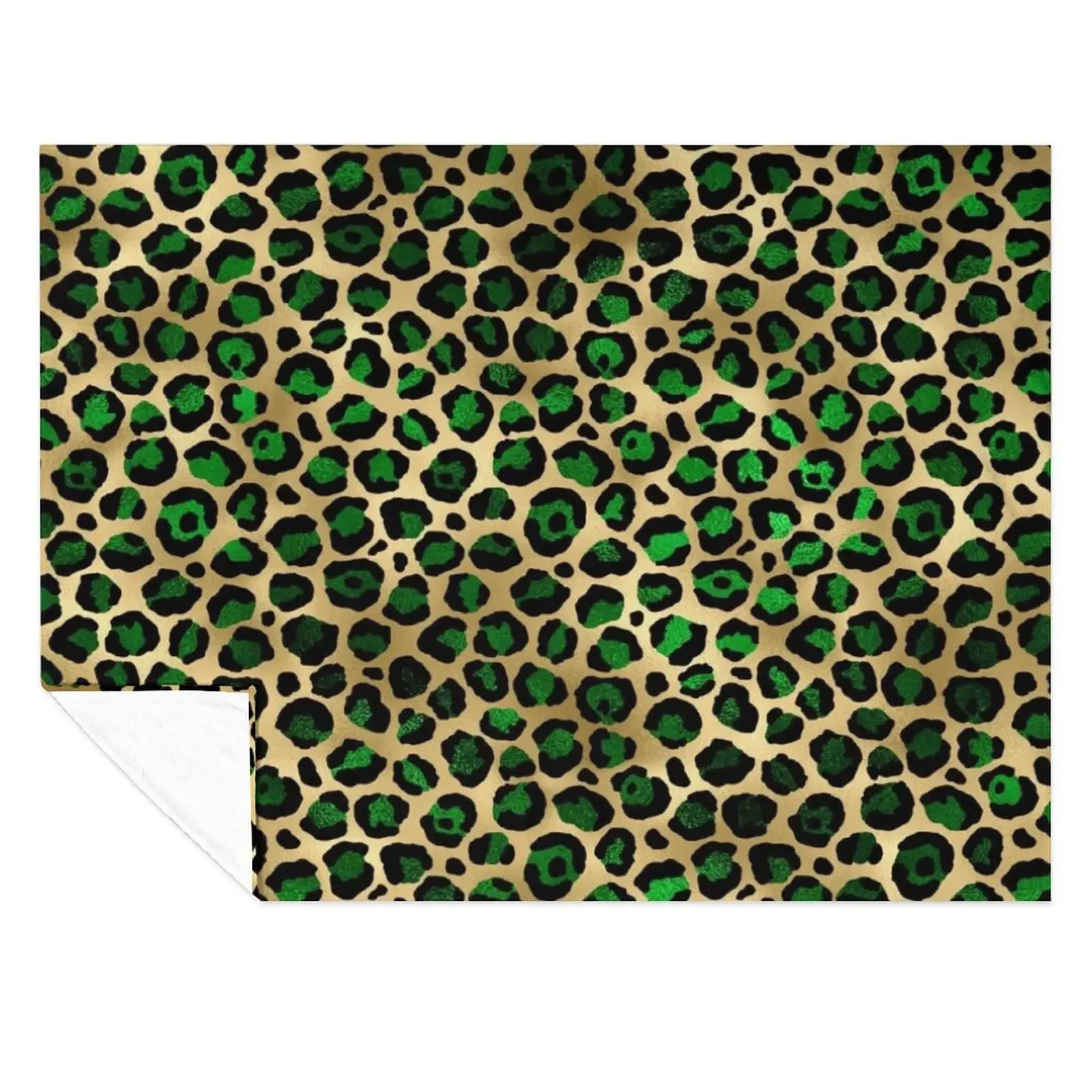 Emerald Green Leopard Print Throw Blanket Comforter for winter Travel Retros Blankets
Emerald Green Leopard Print Throw Blanket Comforter for winter Travel Retros Blankets
