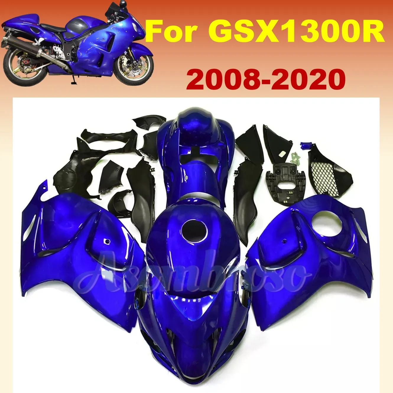 For Hayabusa GSX1300R Fairing Parts GSXR1300 2019 2018 2017 2016 2015 GSX 1300R 2008-2020 Blue Motorcycle Panel kit
For Hayabusa GSX1300R Fairing Parts GSXR1300 2019 2018 2017 2016 2015 GSX 1300R 2008-2020 Blue Motorcycle Panel kit