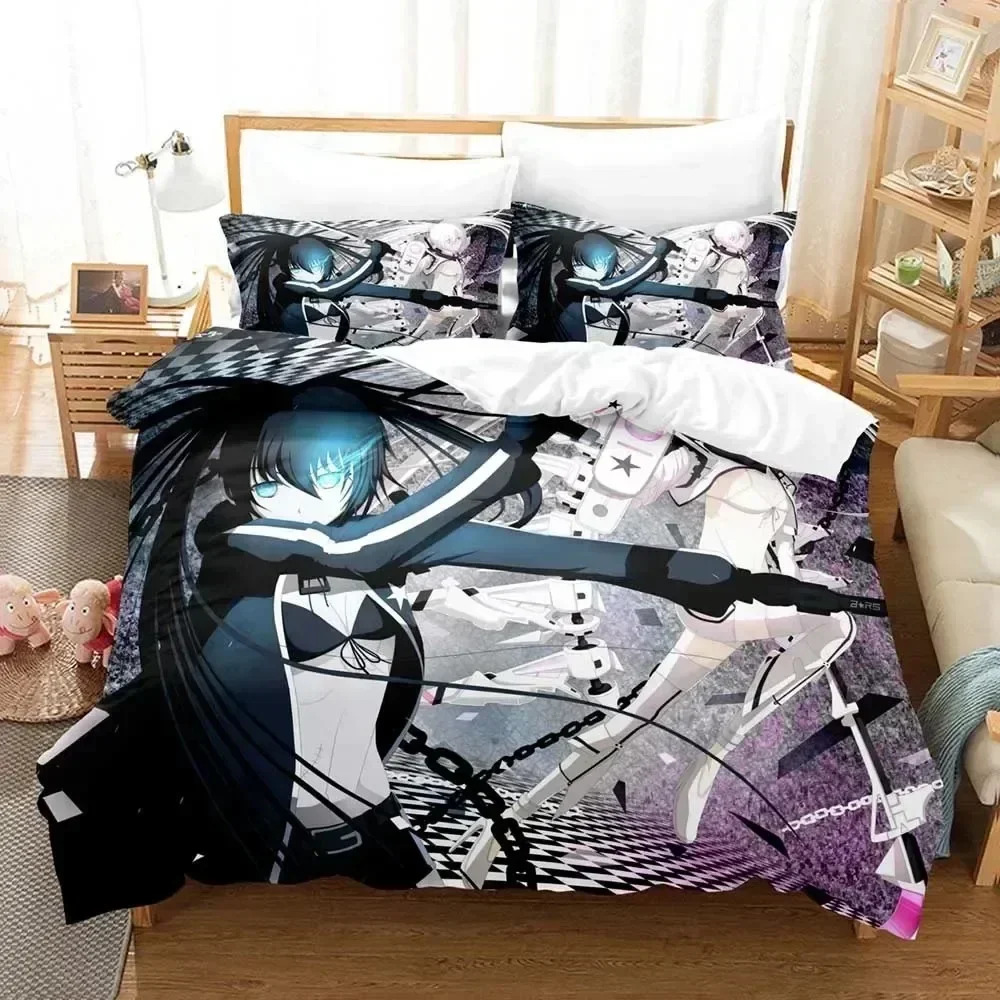 3D Duvet Cover Black Rock Shooter Anime Bedding Set Polyester Pillowcases Quilt Cover Home Decor For Teens Gift Twin King Queen
3D Duvet Cover Black Rock Shooter Anime Bedding Set Polyester Pillowcases Quilt Cover Home Decor For Teens Gift Twin King Queen