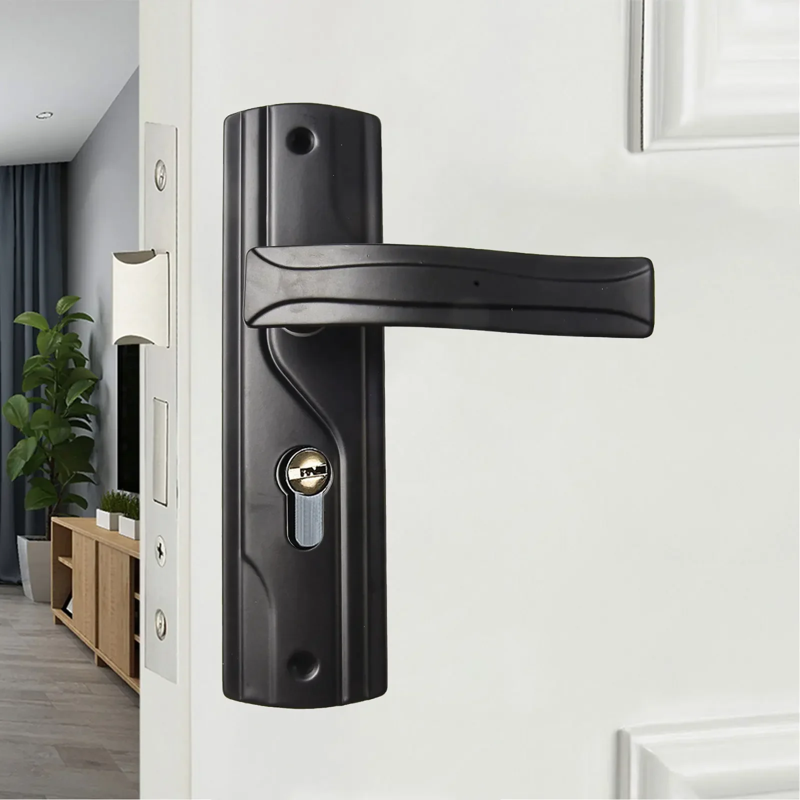 Big Knob Design Door Lock Set Versatile Design Silent Bearing Mechanism Easy To Install Effortless Locking High-Quality Material
Big Knob Design Door Lock Set Versatile Design Silent Bearing Mechanism Easy To Install Effortless Locking High-Quality Material
