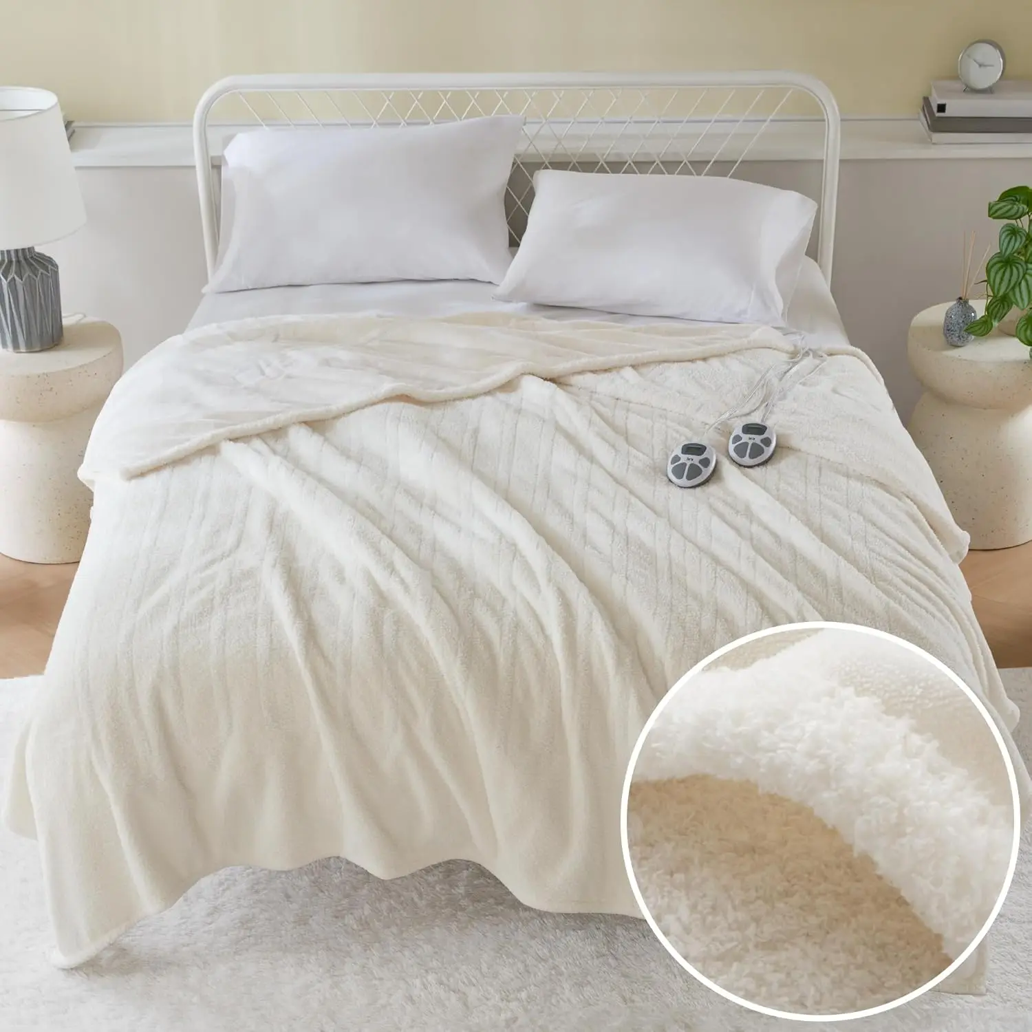 Heated Blanket, Eletric King Size Blanket, Soft, Warm, Fuzzy Heating Blanket King for Office, Couch, 1-12 hr Auto Shut Off Timer
Heated Blanket, Eletric King Size Blanket, Soft, Warm, Fuzzy Heating Blanket King for Office, Couch, 1-12 hr Auto Shut Off Timer