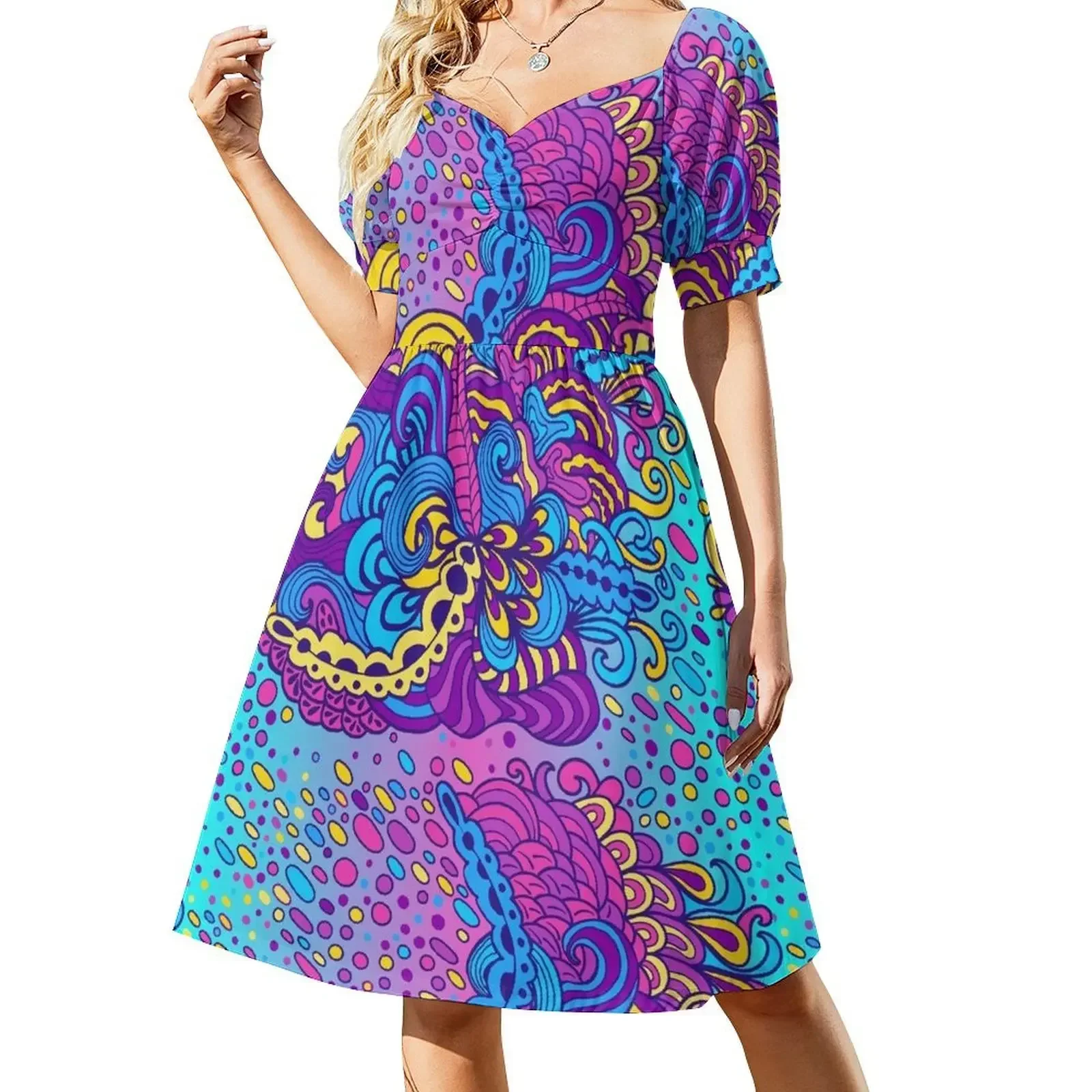 Abstract hallucinogen pattern Sleeveless Dress women's clothing trend 2025 women party dresses women clothes Dress
Abstract hallucinogen pattern Sleeveless Dress women's clothing trend 2025 women party dresses women clothes Dress