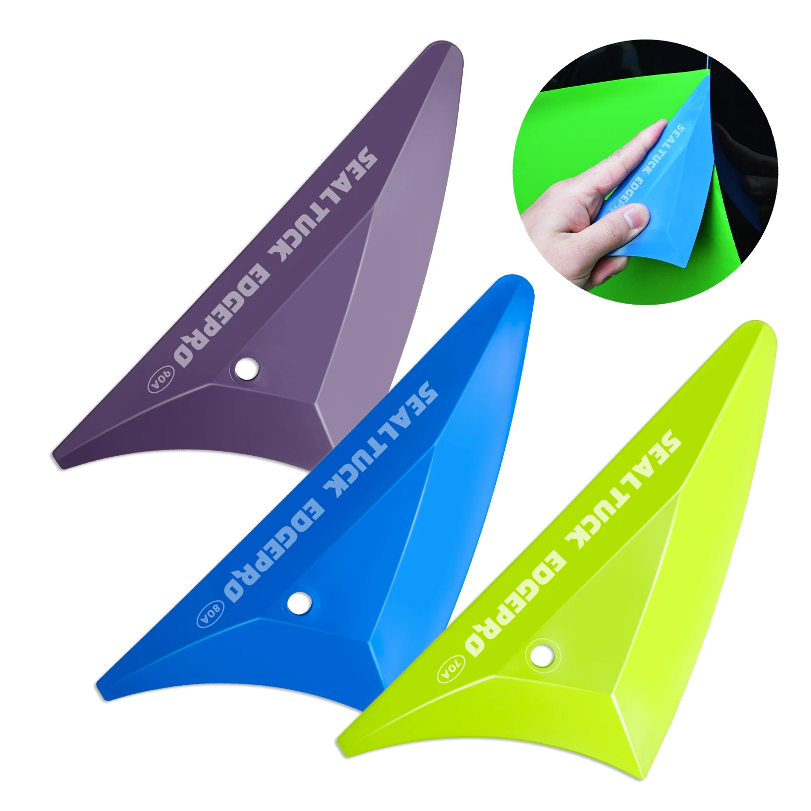 EHDIS 3 Hardness Triangle Squeegee Car Film Vinyl Wrapping Air Bubble Removal Tools Corner Edge Tucking Scraper Set
EHDIS 3 Hardness Triangle Squeegee Car Film Vinyl Wrapping Air Bubble Removal Tools Corner Edge Tucking Scraper Set