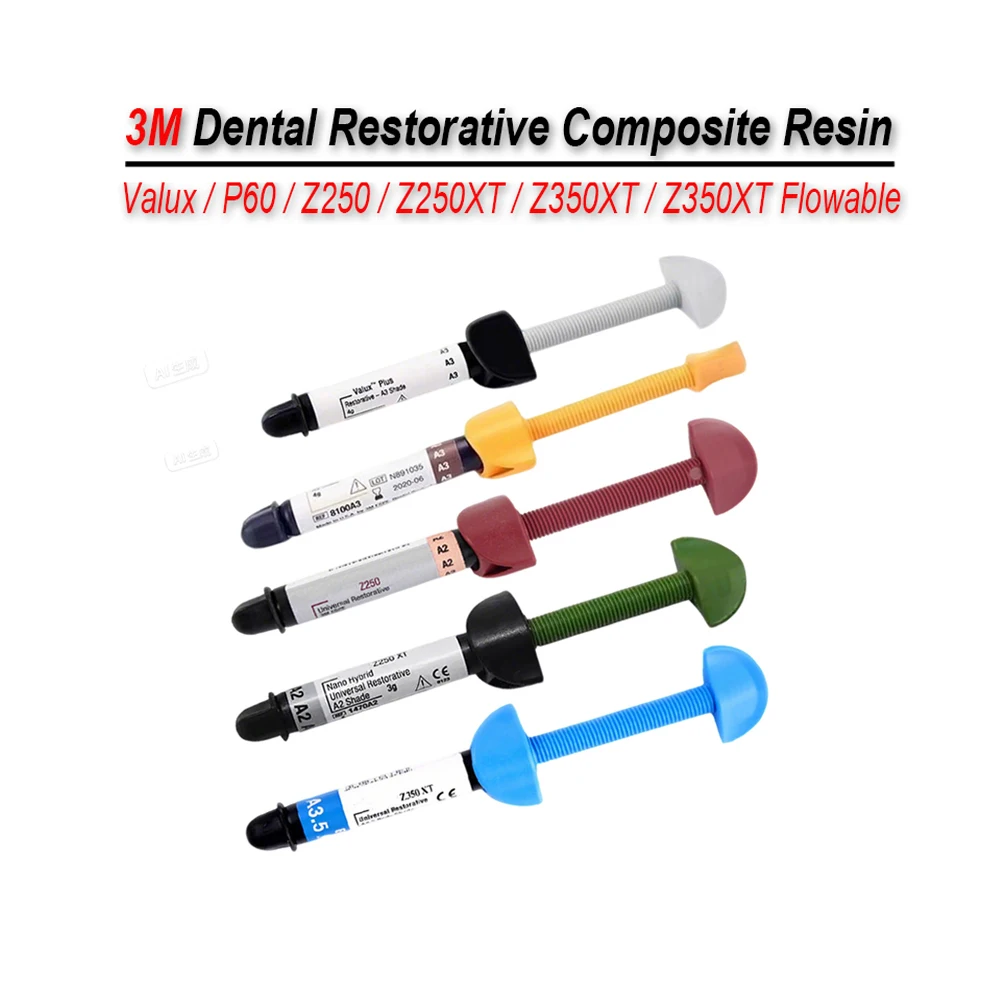 Light Curing Composite Resin Universal Z250 Posterior Restorative P60 Z250XT Nano Hybird Dental Tooth Filling Paste Materials
Light Curing Composite Resin Universal Z250 Posterior Restorative P60 Z250XT Nano Hybird Dental Tooth Filling Paste Materials