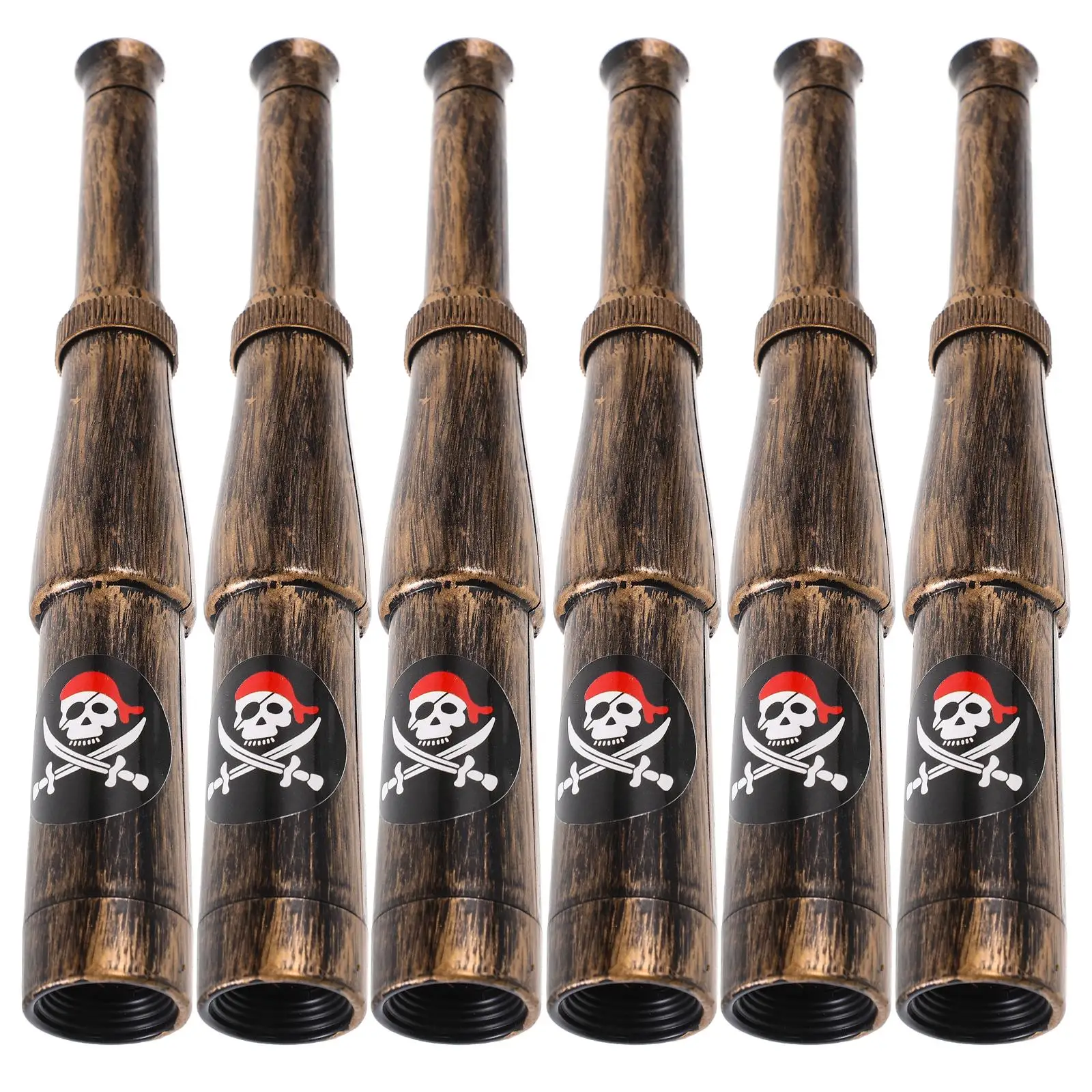 6 Pcs Telescope Toys Retro Collapsible Plastic Pirate Party Favor Telescope Eyepiece Portable Decorative Camping
6 Pcs Telescope Toys Retro Collapsible Plastic Pirate Party Favor Telescope Eyepiece Portable Decorative Camping