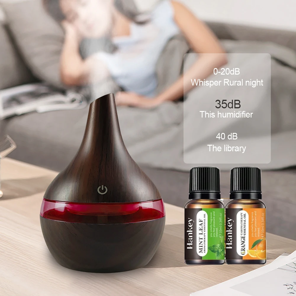 Diffuser For Home 300ml Wood Grain Humidifier USB Diffuser for Aromatherapy Includes 2 Soothing Essential Oils
Diffuser For Home 300ml Wood Grain Humidifier USB Diffuser for Aromatherapy Includes 2 Soothing Essential Oils