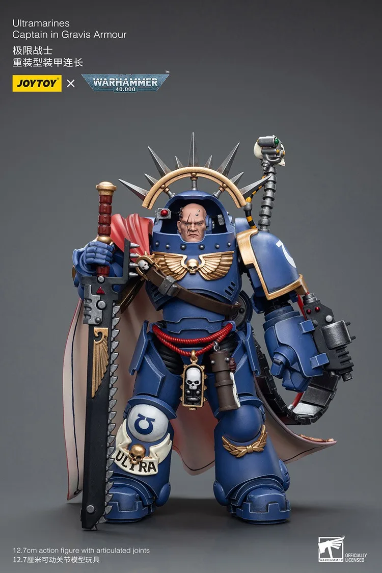 JOYTOY Warhammer 40K Ultramarines Captain In Gravis Armour Action Figures Doll Decoration Gift Collection Original Model
JOYTOY Warhammer 40K Ultramarines Captain In Gravis Armour Action Figures Doll Decoration Gift Collection Original Model