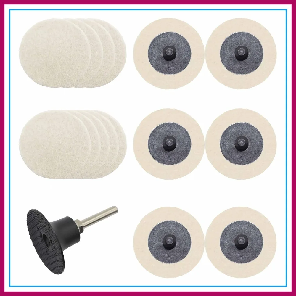 15 Pack 2 Inch Wool Quick Change Disc for Die Grinder, Polishing Buffing Pad with 1/4 Inch Shank, Universal for Metal Steel Iron
15 Pack 2 Inch Wool Quick Change Disc for Die Grinder, Polishing Buffing Pad with 1/4 Inch Shank, Universal for Metal Steel Iron