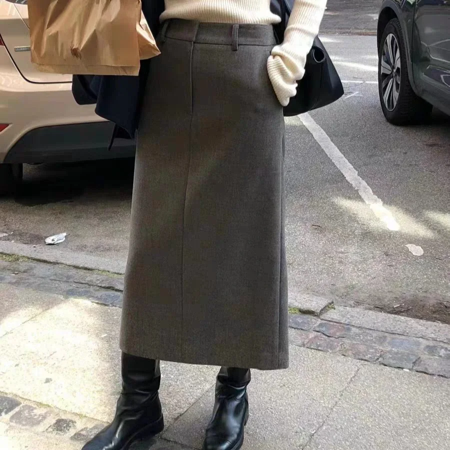 Winter 2024 High Waist Casual Mid-Length Straight Leg Skirt Dongda Gate OUCE New Arrival Ele Women's Partial Skirt
Winter 2024 High Waist Casual Mid-Length Straight Leg Skirt Dongda Gate OUCE New Arrival Ele Women's Partial Skirt