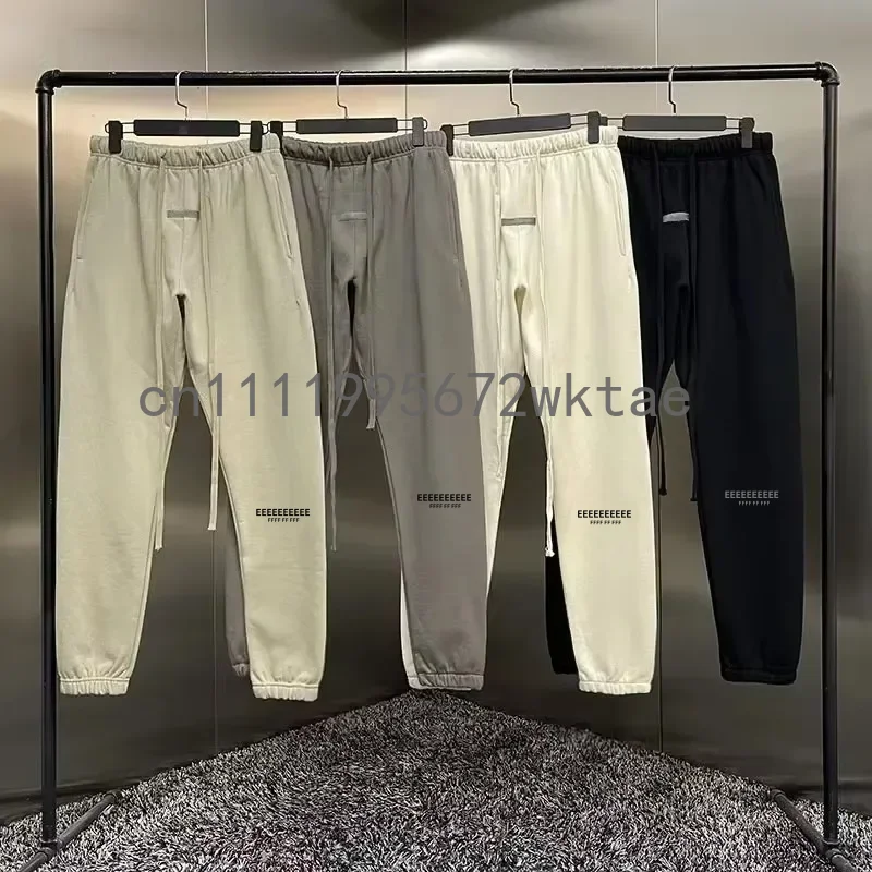 Classic Men's Drawstring Pants Luxury Design Double Row Reflective Letter Logo Trousers High Street Couple Cotton Sports Pants
Classic Men's Drawstring Pants Luxury Design Double Row Reflective Letter Logo Trousers High Street Couple Cotton Sports Pants
