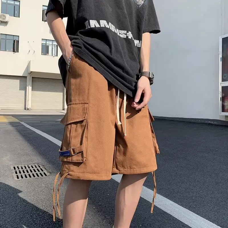 2023 Summer Mens Cargo Shorts Casual Straight Male Fashion Pocket Streetwear Harajuku Short Trousers Joggers
2023 Summer Mens Cargo Shorts Casual Straight Male Fashion Pocket Streetwear Harajuku Short Trousers Joggers