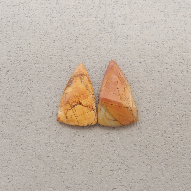 2PCS Multi-color Picasso Jasper Natural Stone Cabochon Beads for Semiprecious Jewelry Necklace Accessory 25x16x4mm 3.7g
2PCS Multi-color Picasso Jasper Natural Stone Cabochon Beads for Semiprecious Jewelry Necklace Accessory 25x16x4mm 3.7g