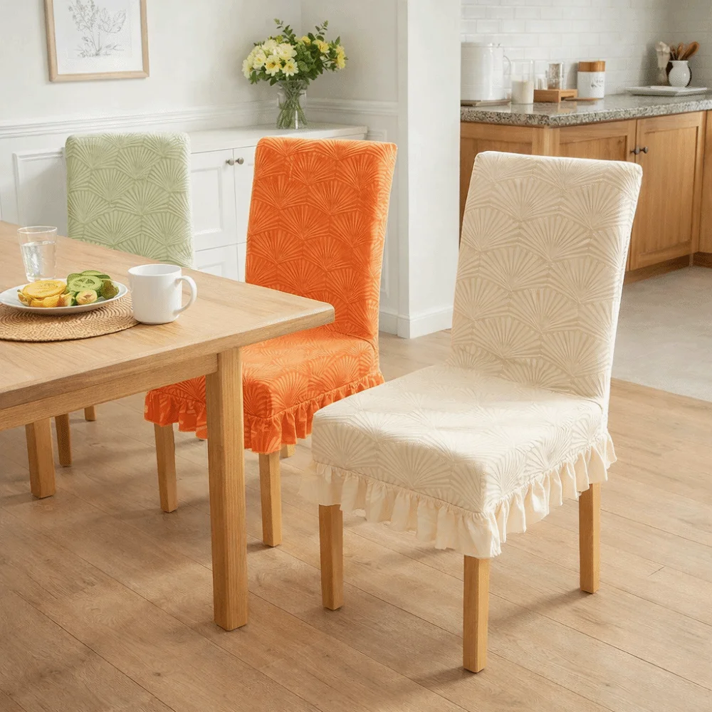 Elastic Jacquard Chair Cover Soft Anti-dirty Dining Chair Cover Thickened Skirt Edge Anti-slip Chair Protector Home Decoration
Elastic Jacquard Chair Cover Soft Anti-dirty Dining Chair Cover Thickened Skirt Edge Anti-slip Chair Protector Home Decoration
