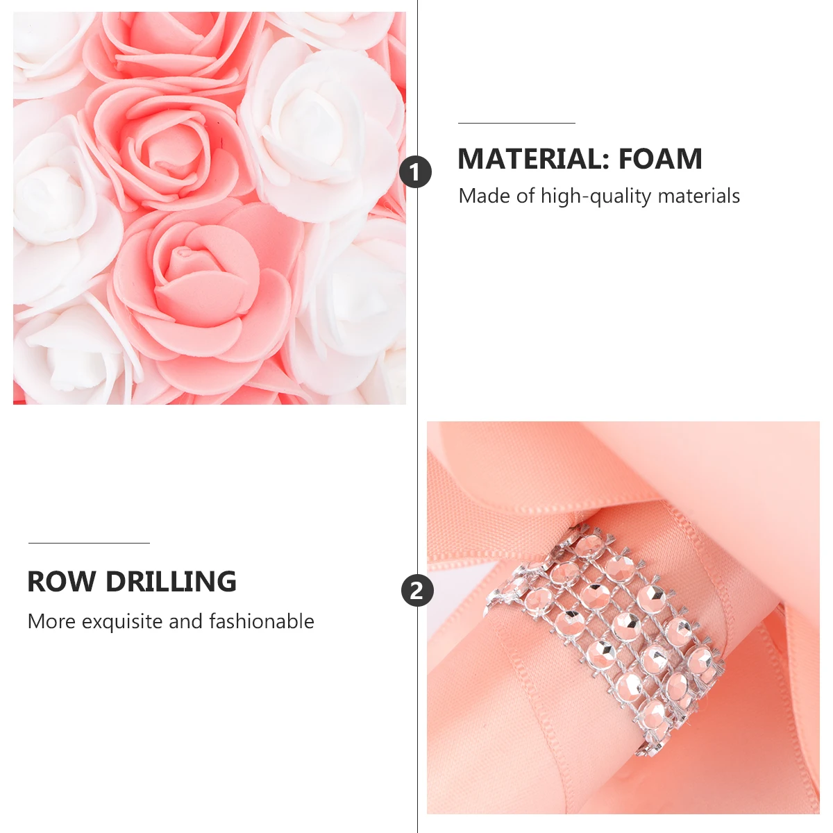 1pc Bridal Flower Bouquet Artificial Candy Color Rose Exquisite Pe Wedding Hand Tied Lifelike Decorative Bouquet For Office
1pc Bridal Flower Bouquet Artificial Candy Color Rose Exquisite Pe Wedding Hand Tied Lifelike Decorative Bouquet For Office