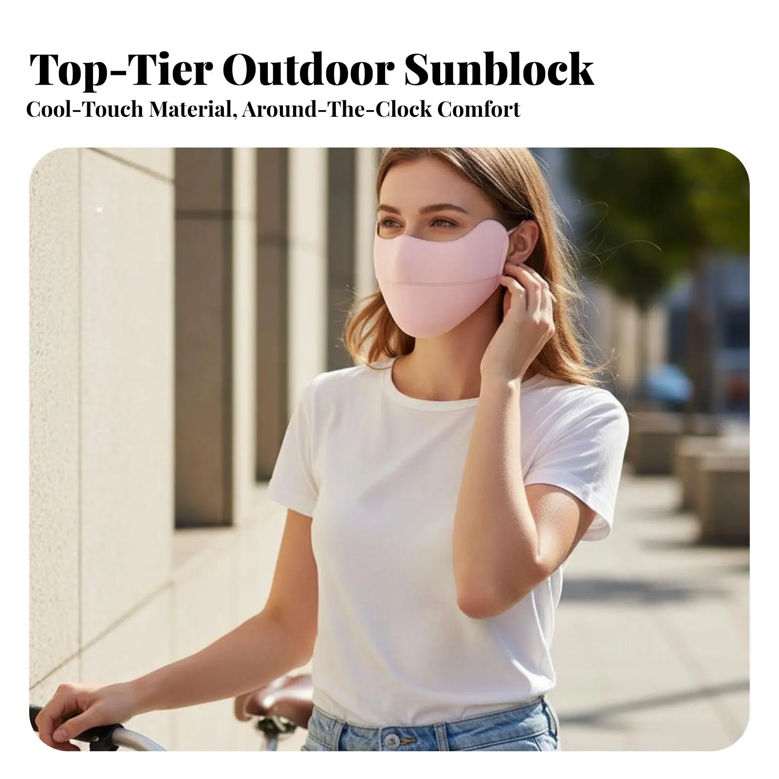 Ice Silk Ocular Corner Cover UPF 50+ Ice Silk Face Cover Protection Face Cover Lightweight Cooling Sun Guard Skin-Gentle
Ice Silk Ocular Corner Cover UPF 50+ Ice Silk Face Cover Protection Face Cover Lightweight Cooling Sun Guard Skin-Gentle