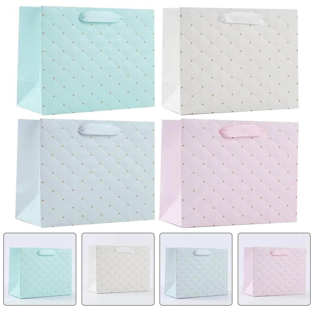 4 Pcs Birthday Gift Wrapping Paper Bags Multipurpose Tote Container Candy Pouch Shopping Bag Handheld Party Favor
4 Pcs Birthday Gift Wrapping Paper Bags Multipurpose Tote Container Candy Pouch Shopping Bag Handheld Party Favor