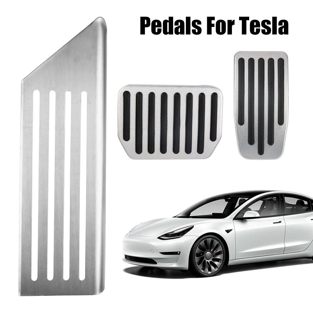 3PCS For Tesla Model 3 2017-2019 Aluminum Alloy Foot Pedal Accelerator Gas Fuel Brake Rest Pedal Pads Mats Car Accessories
3PCS For Tesla Model 3 2017-2019 Aluminum Alloy Foot Pedal Accelerator Gas Fuel Brake Rest Pedal Pads Mats Car Accessories