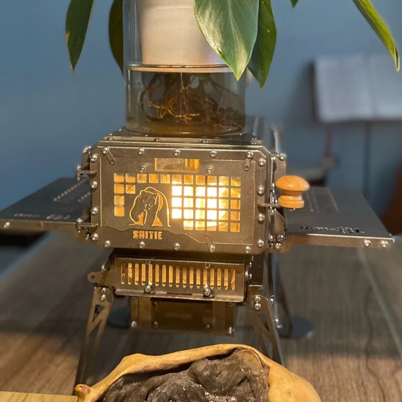 Уличная дровяная печь из нержавеющей стали для кемпинга, легкие портативные дорожные пожарные печи, туристические печи, аксессуары для оборудования
Уличная дровяная печь из нержавеющей стали для кемпинга, легкие портативные дорожные пожарные печи, туристические печи, аксессуары для оборудования